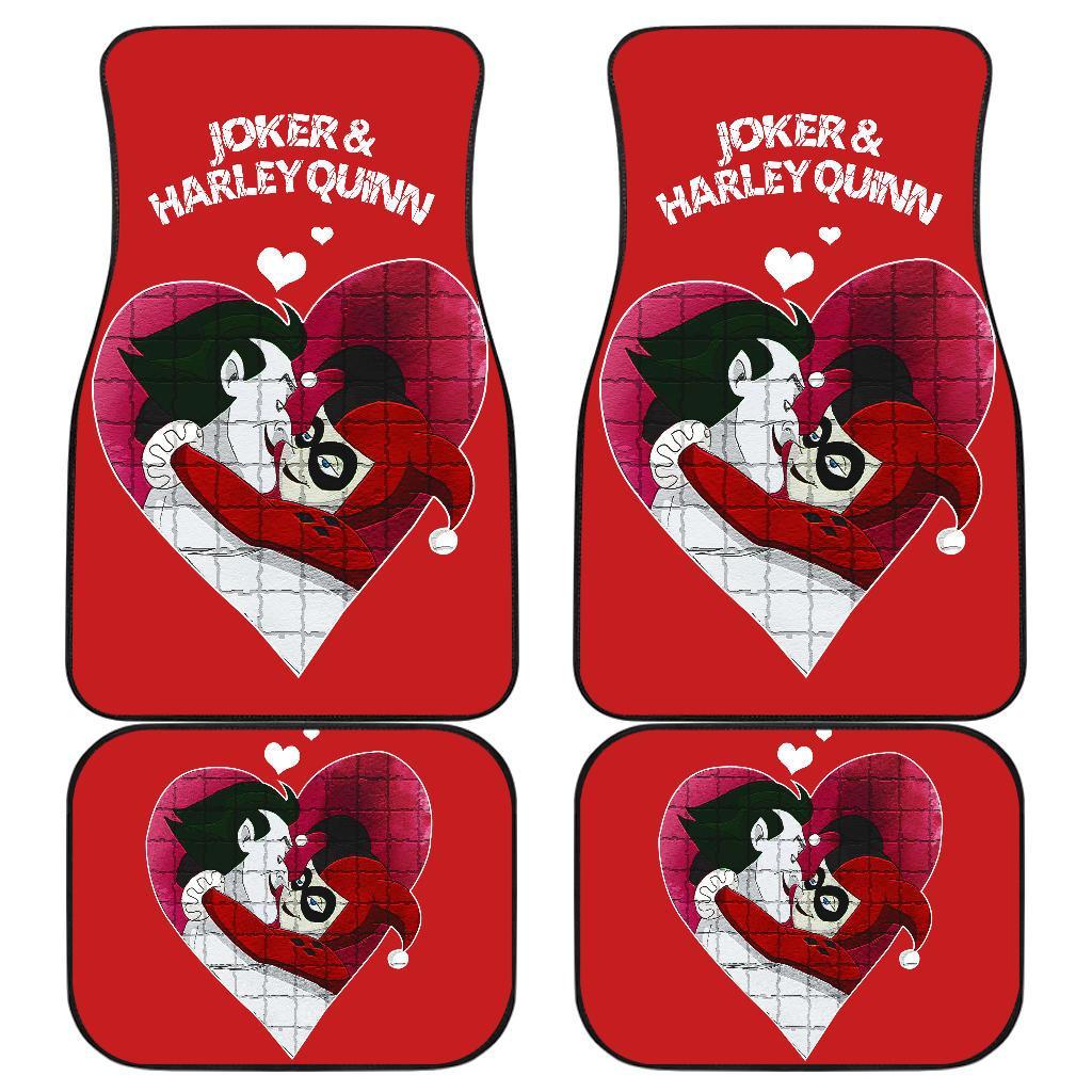 Couple Joker Harley Quinn Car Floor Mats Suicide Squad