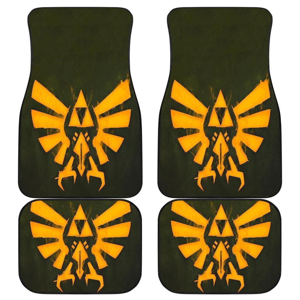 Legend Of Zelda Yellow Logo Car Floor Mats