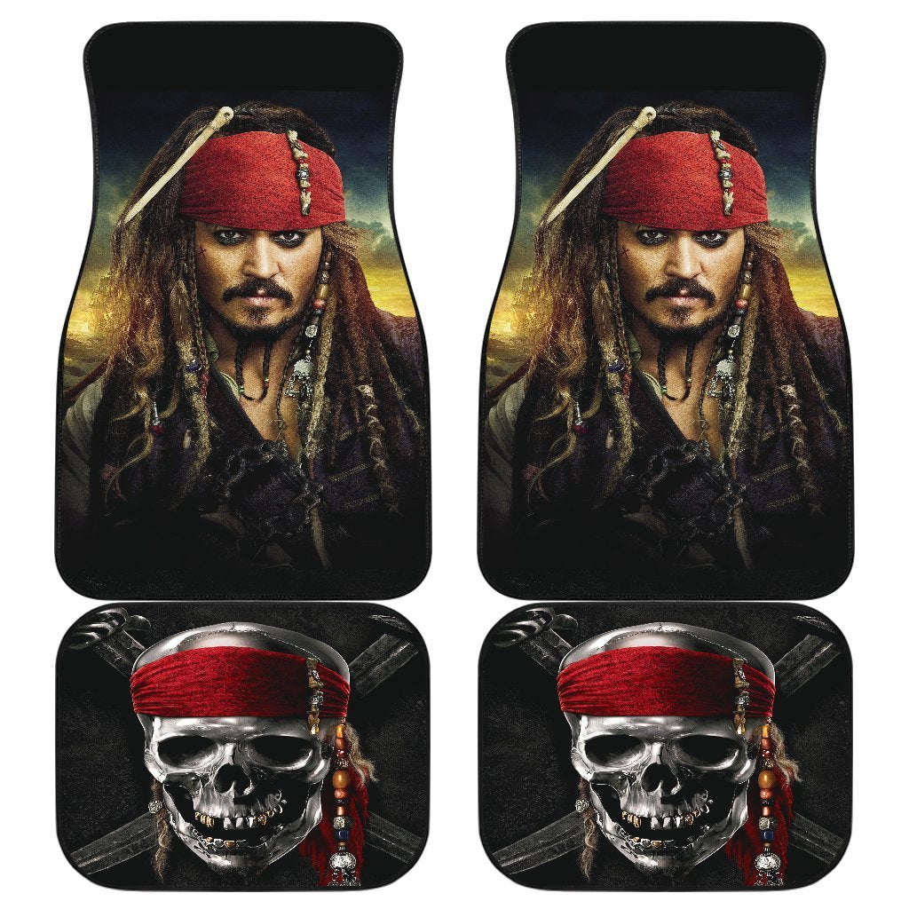 Pirates Of The Caribbean Jack Sparrow Car Floor Mats