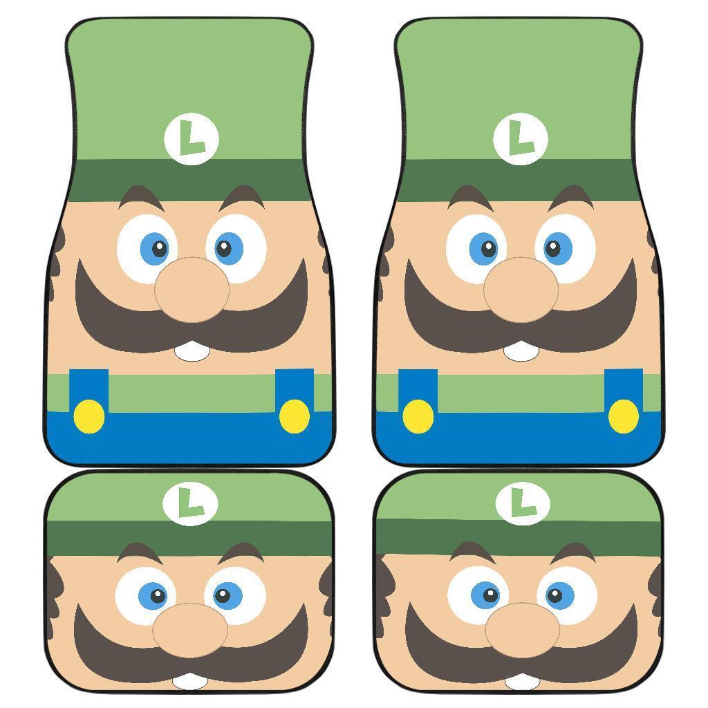 Mario Green Character Nintendo Game Car Floor Mats