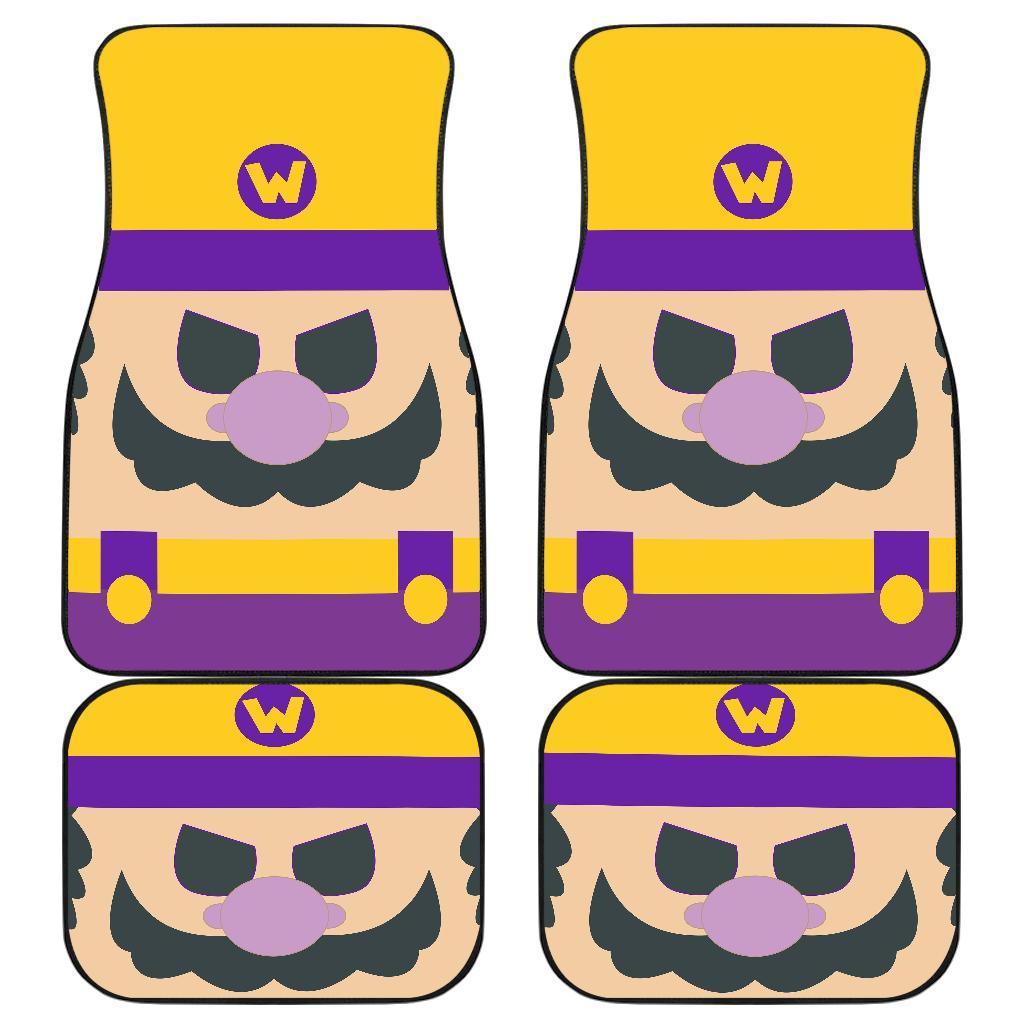 Mario Super Purple Nintendo Game Car Floor Mats