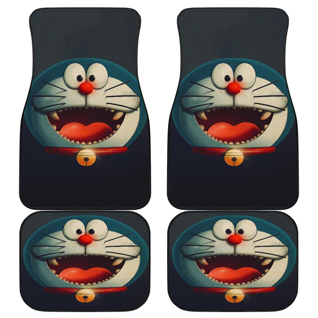 Doraemon Halloween Evil Face Car Floor Mats