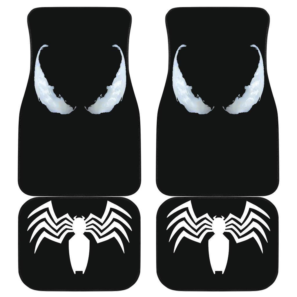 Venom Art Draw Black Theme Car Floor Mats