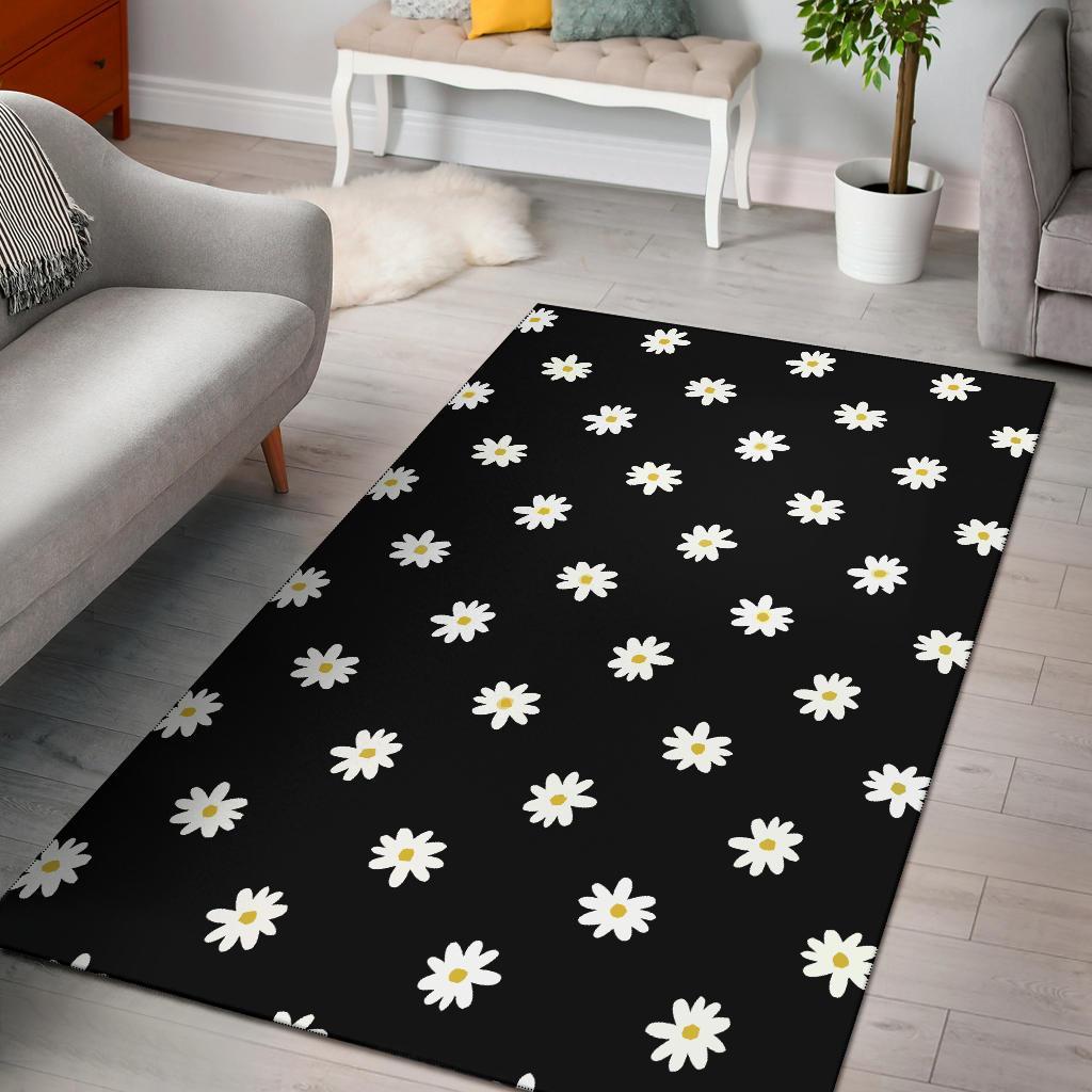 Daisy Pattern Area Rug Carpet