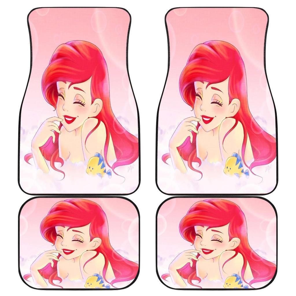 A Little Mermaid Cute Cartoon Car Floor Mats