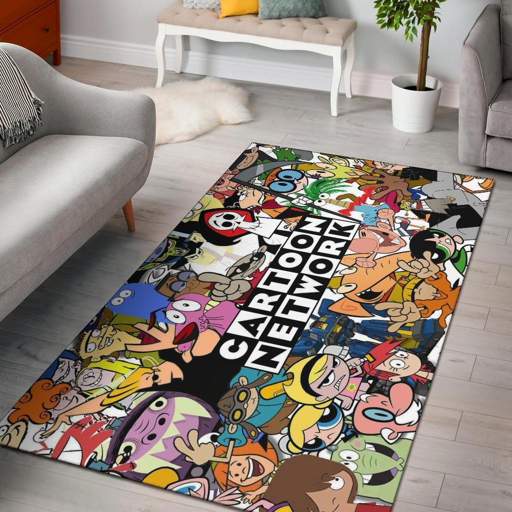 Cartoon Network Characters Area Rug Carpet