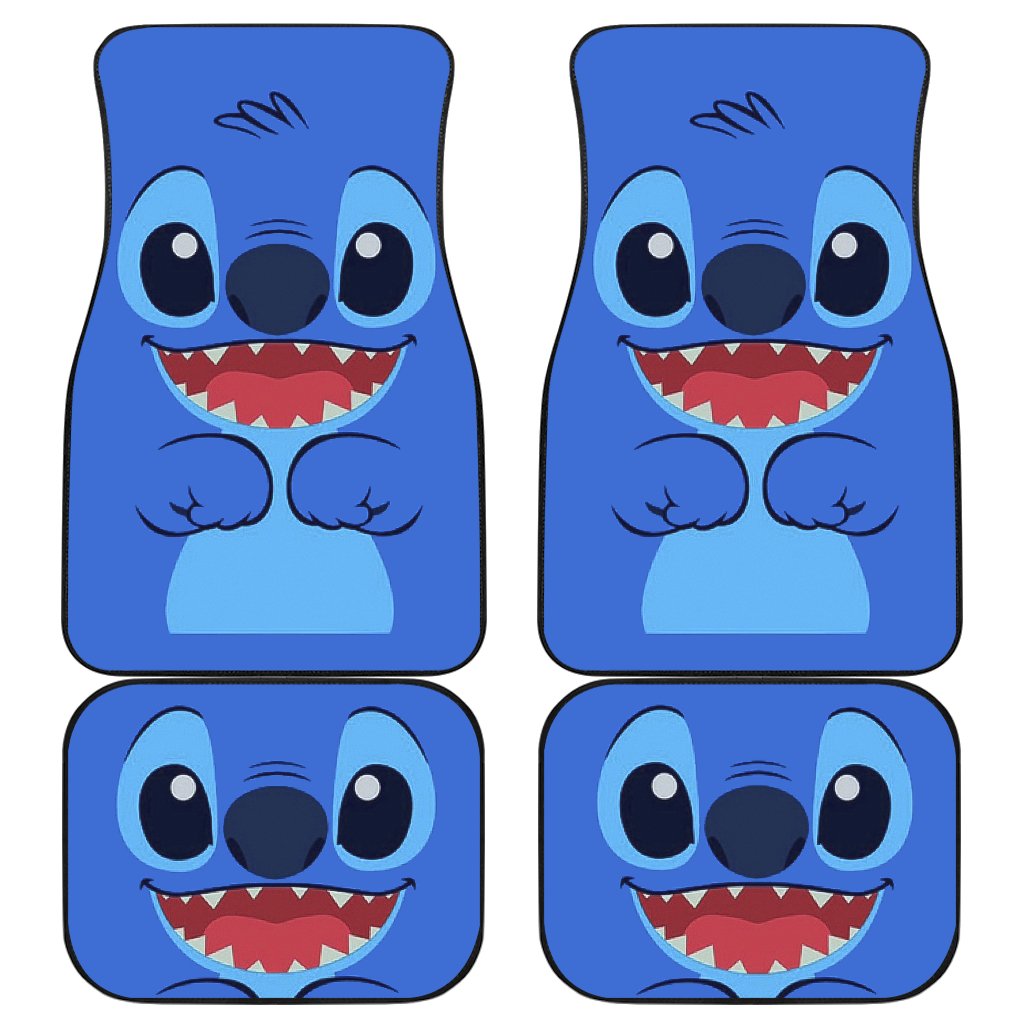 Stitch Cute Car Floor Mats Cartoon Fan Gift