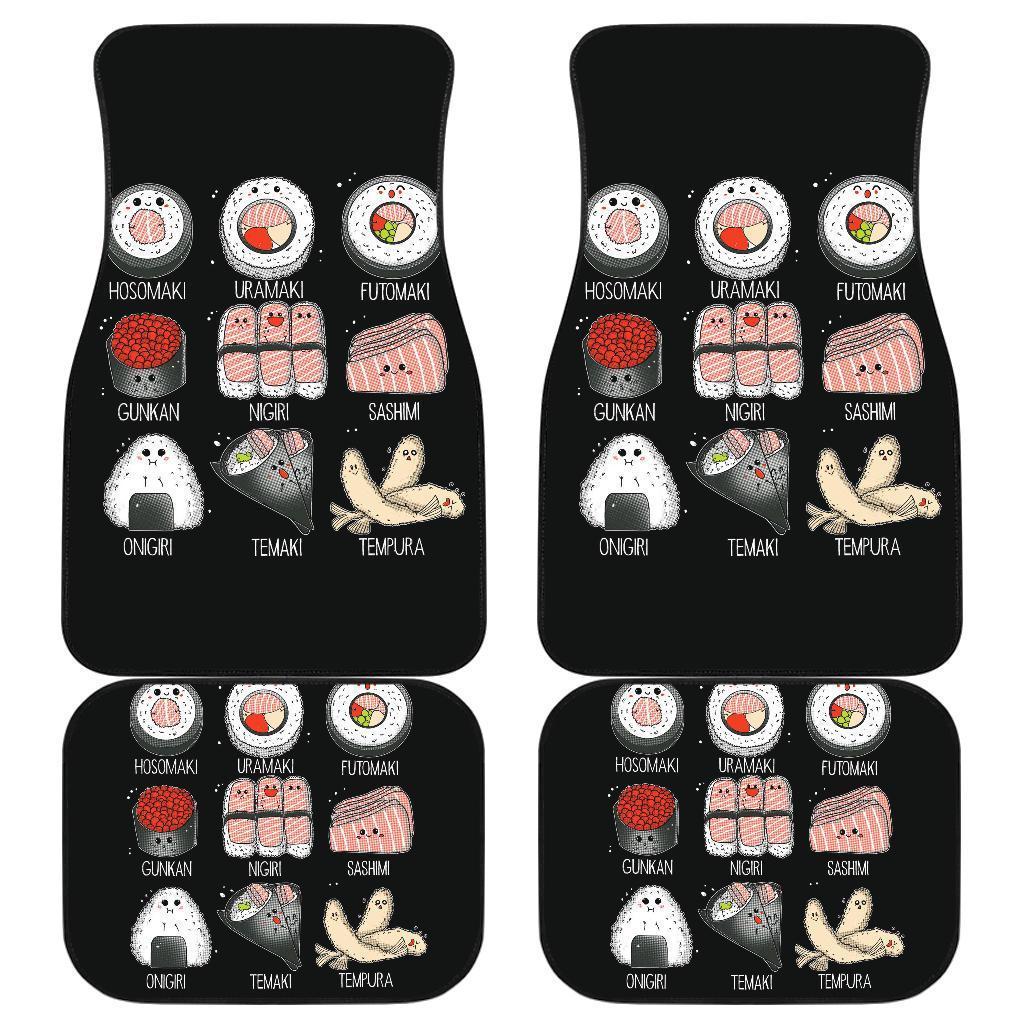 Sushi Foods Full Options Car Floor Mats