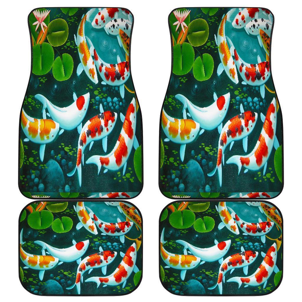 Koi Fish Coloful Car Floor Mats