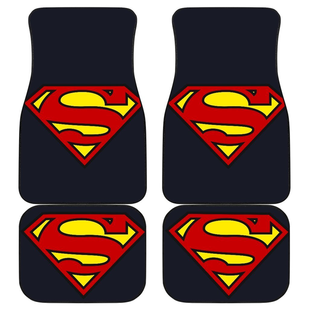 Superman Logo Dc Comics Car Floor Mats