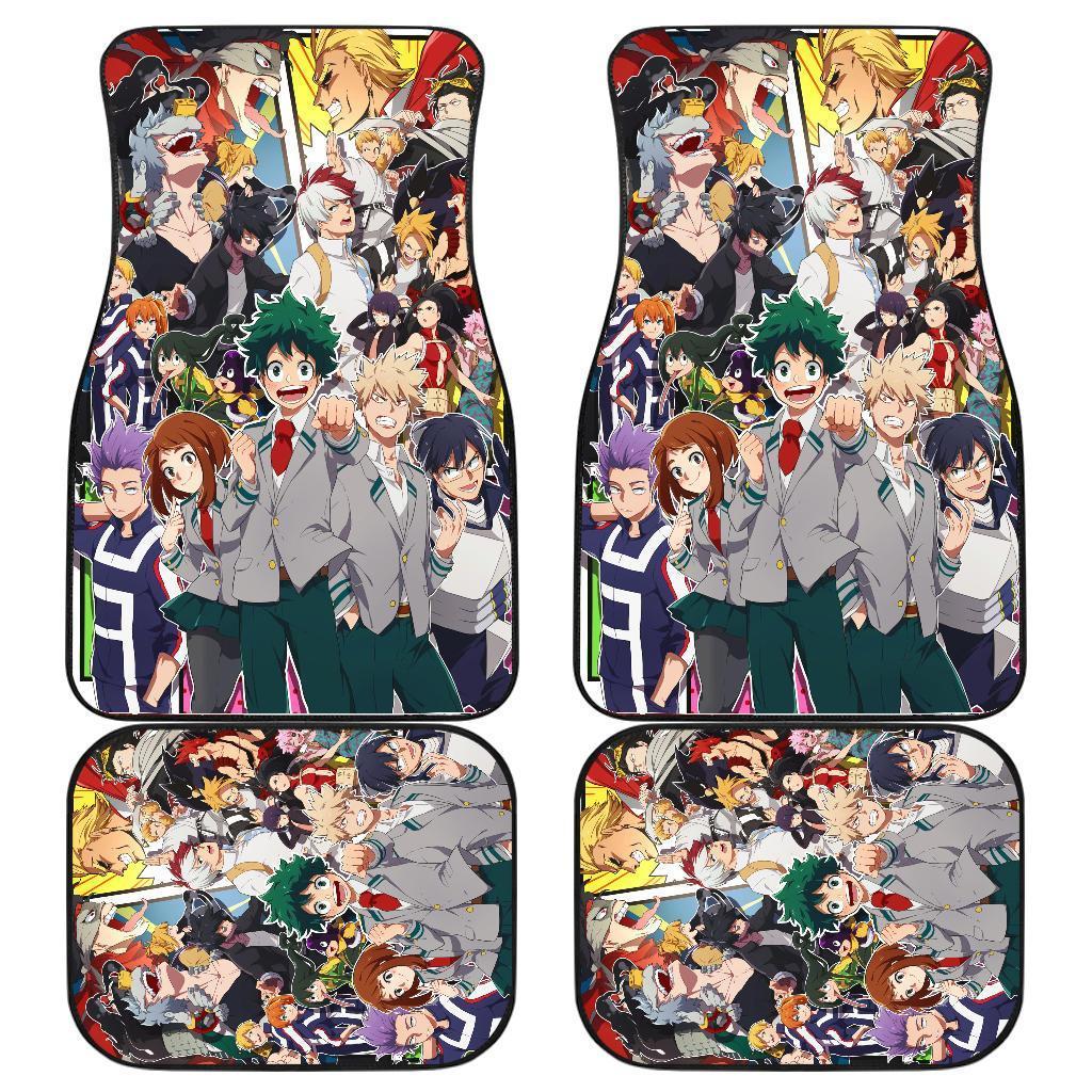 All Characters Boku No Hero Academia Anime Car Mats