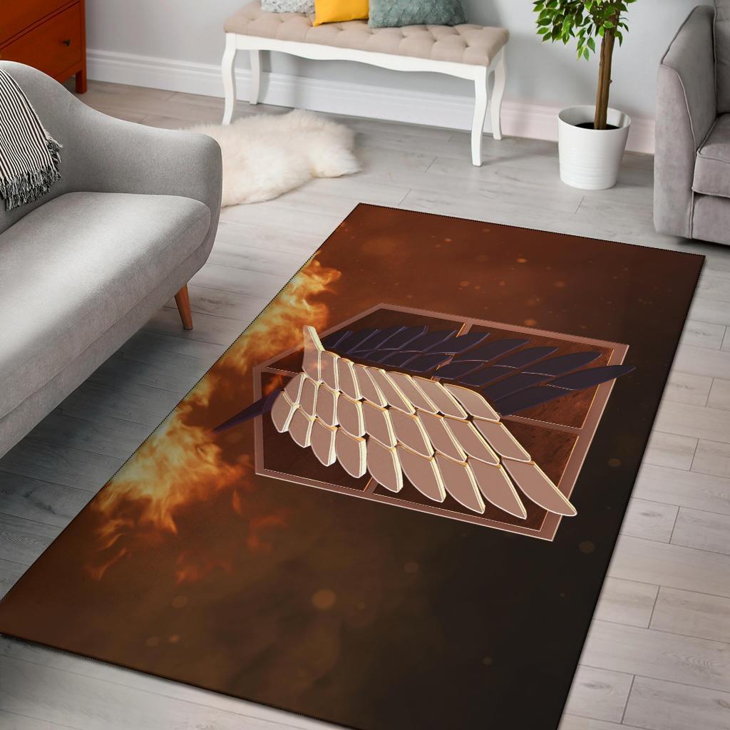 Attack On Titan Symbol Area Rug Carpet