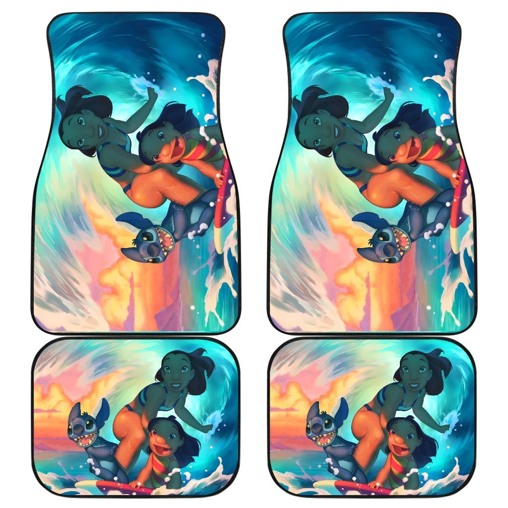 Lilo And Stitch Walt Car Floor Mats