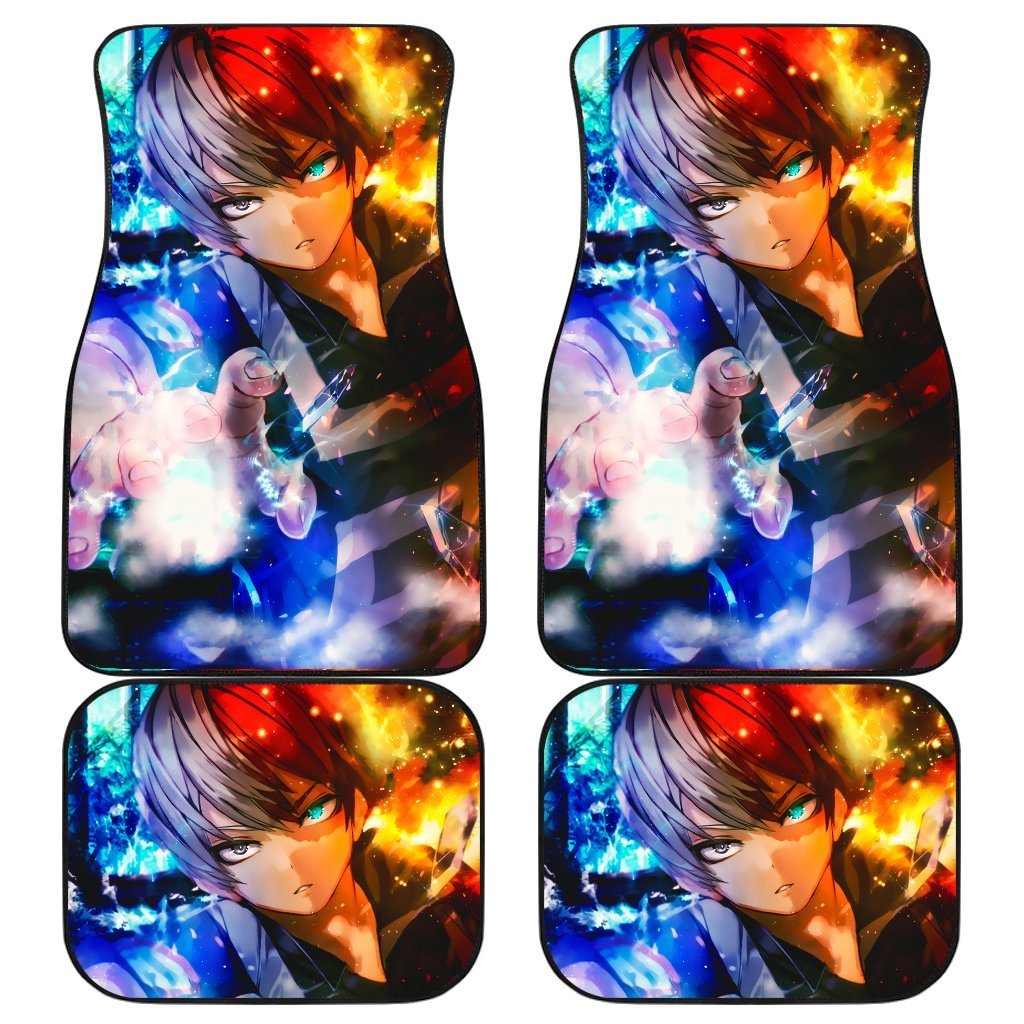 Todoroki Signature Anime Car Floor Mats