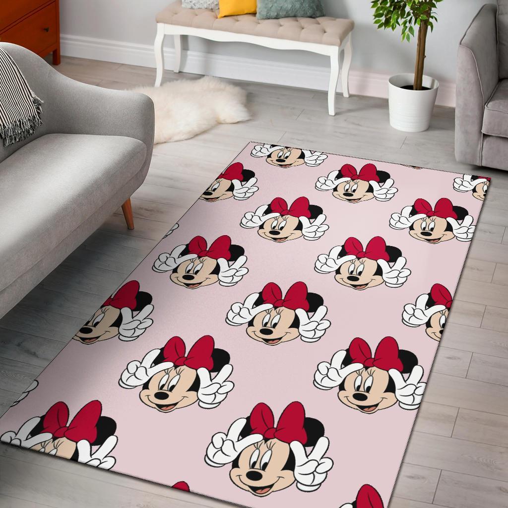 Minnie Mouse Area Rug Carpet