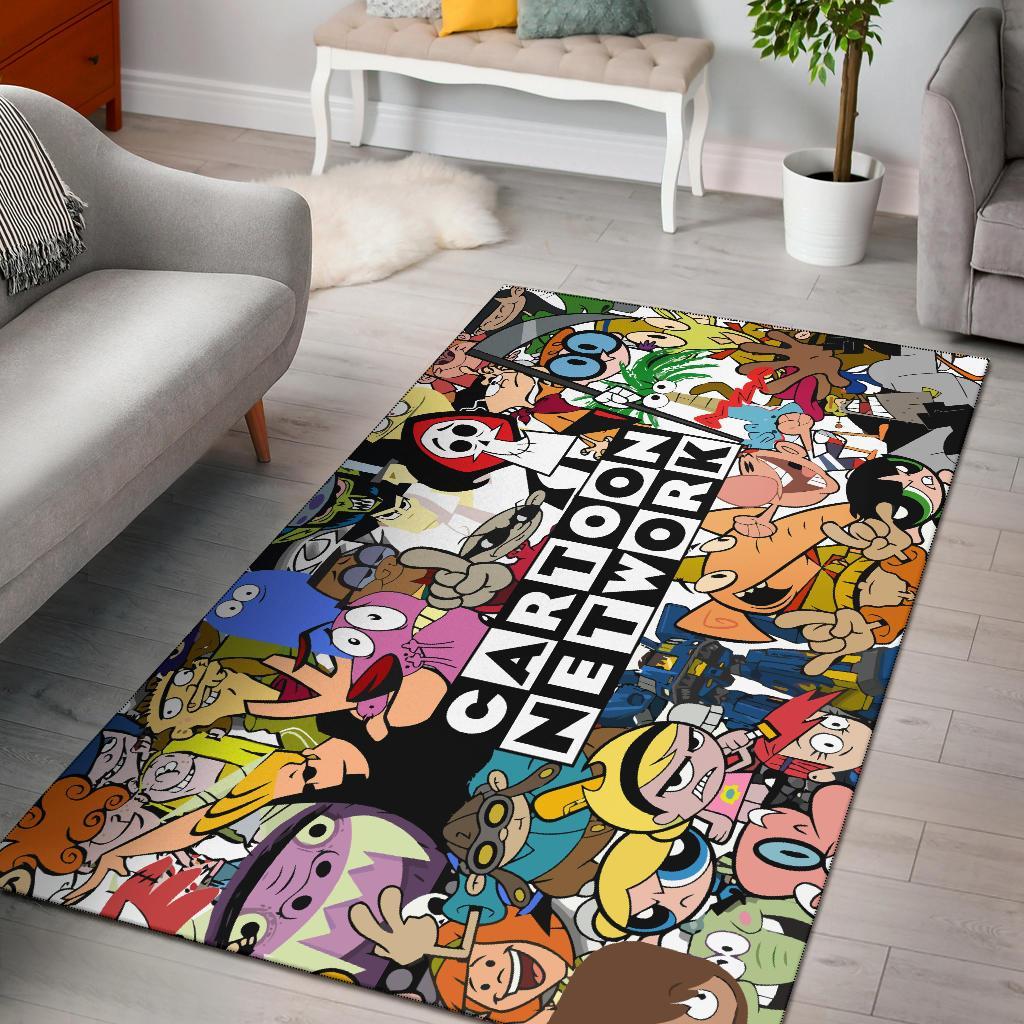 Cartoon Network Collage Area Rug Carpet