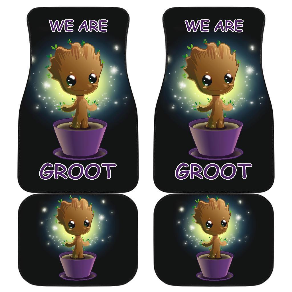 Groot Cute Chibi Car Floor Mats