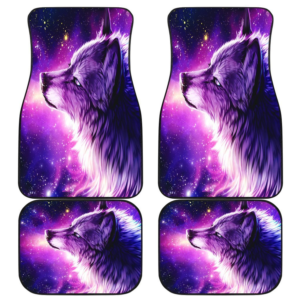 Wolf Mad Face Wild Animal Car Floor Mats