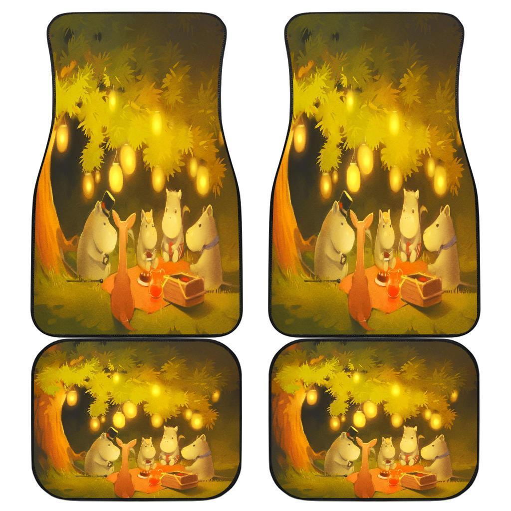 Hippo Family Camping Car Floor Mats