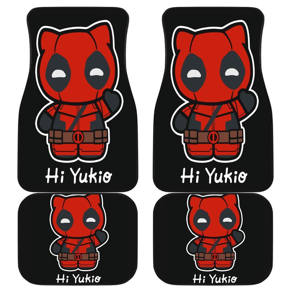 Cute Spiderman Front And Back Car Mat