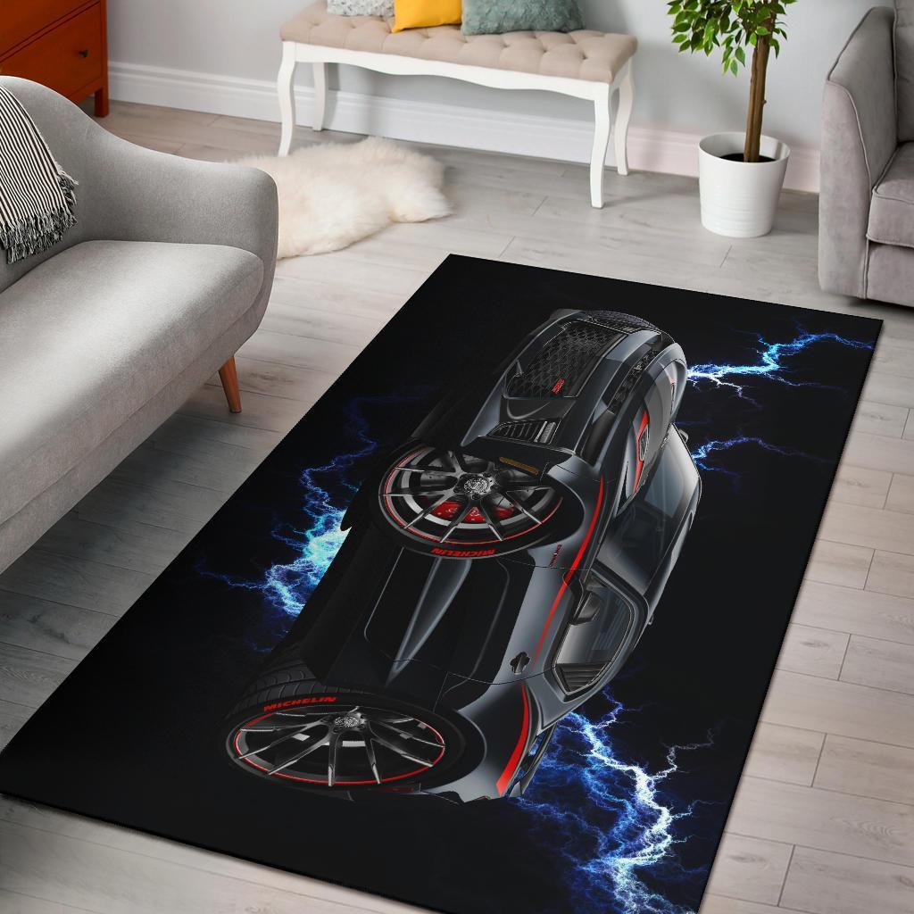 2017 Chevy Camaro Area Rug Carpets Muscle Car Art Lightening Area Rug Carpets