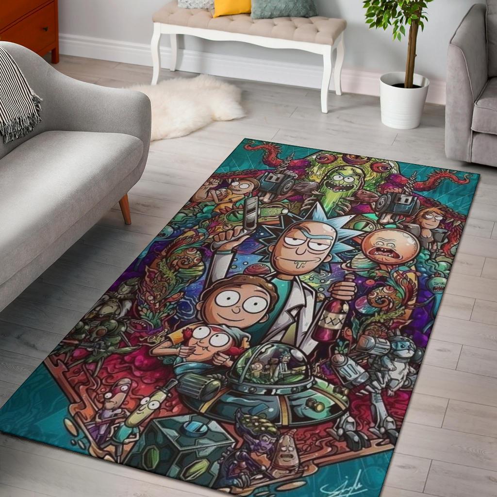 Rick And Morty Dope Area Rug Carpet