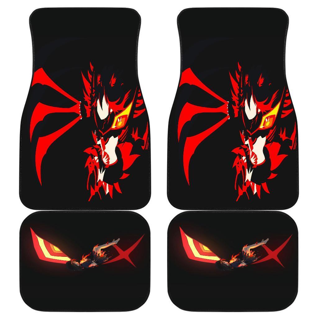 Kill La Kill New Logo In Black Theme Car Floor Mats