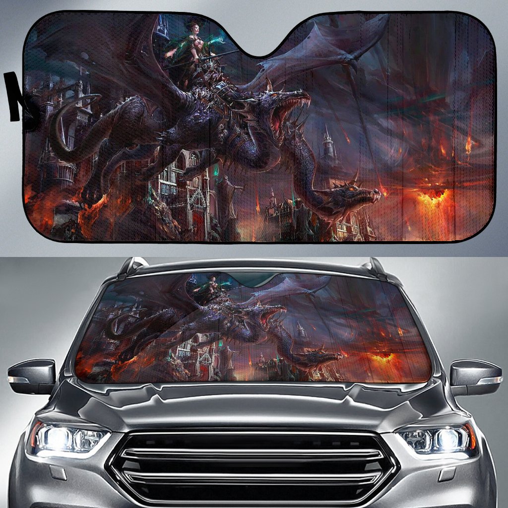 Dark Twin Dragon Sun Shade Gift Ideas 2022