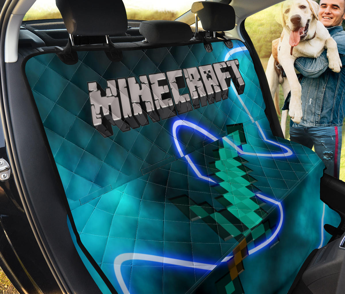 Minecraft Game 1 Car Dog Back Seat Cover