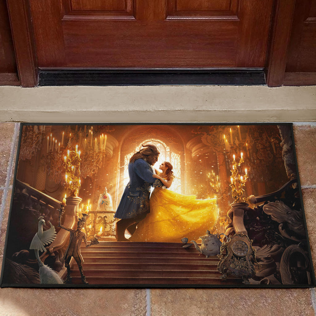 Beauty And The Beast Door Mats