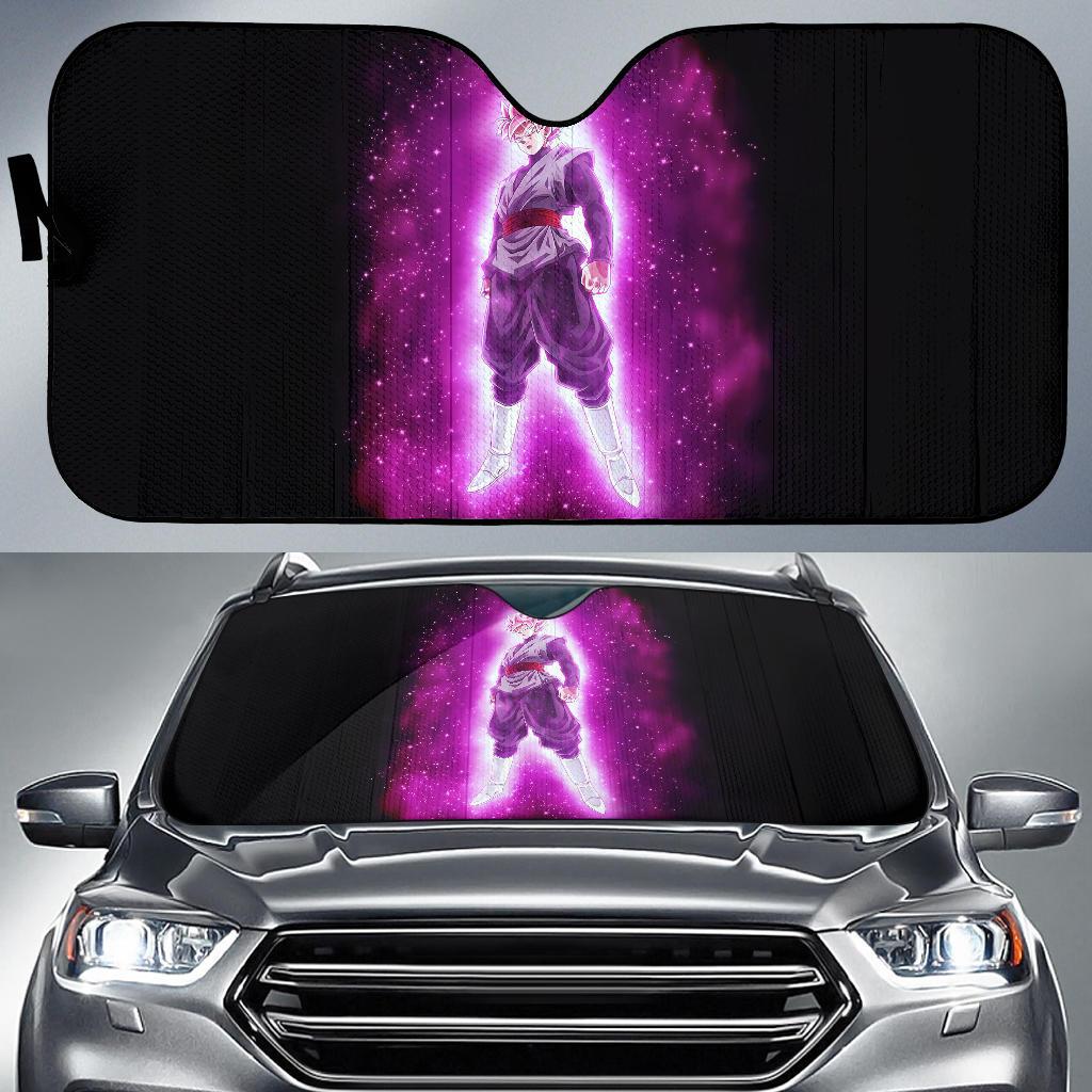 Super Saiyan Rose Goku Black Dragon Ball Super 4K Car Sun Shade Gift Ideas 2022