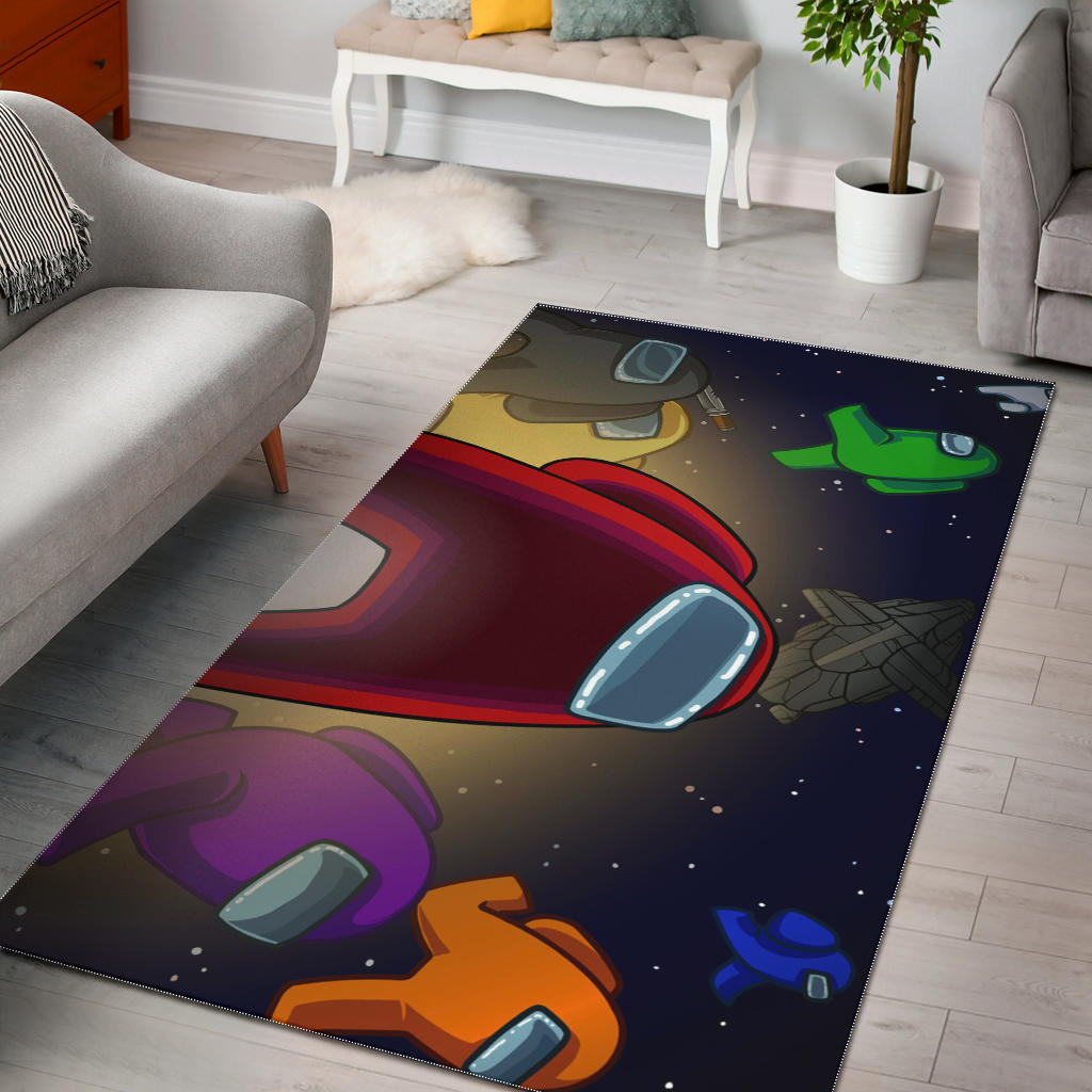 Among Us Team Carpet Area Rug