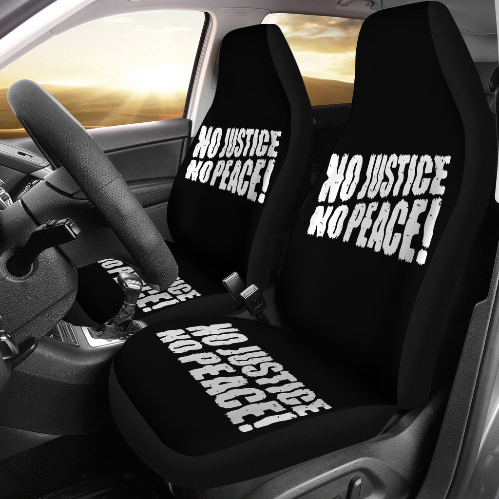 No Justice No Peace Seat Cover