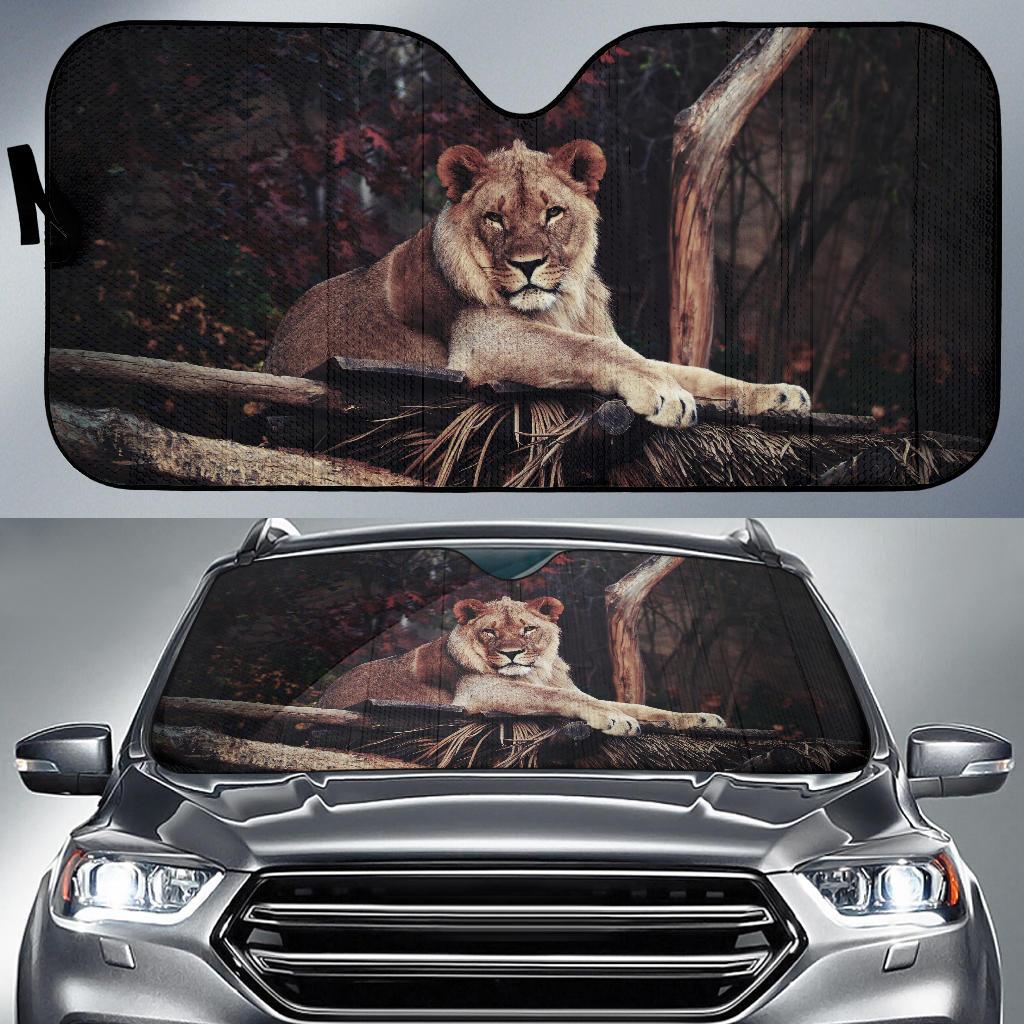 Lion 4K Car Sun Shade Gift Ideas 2022