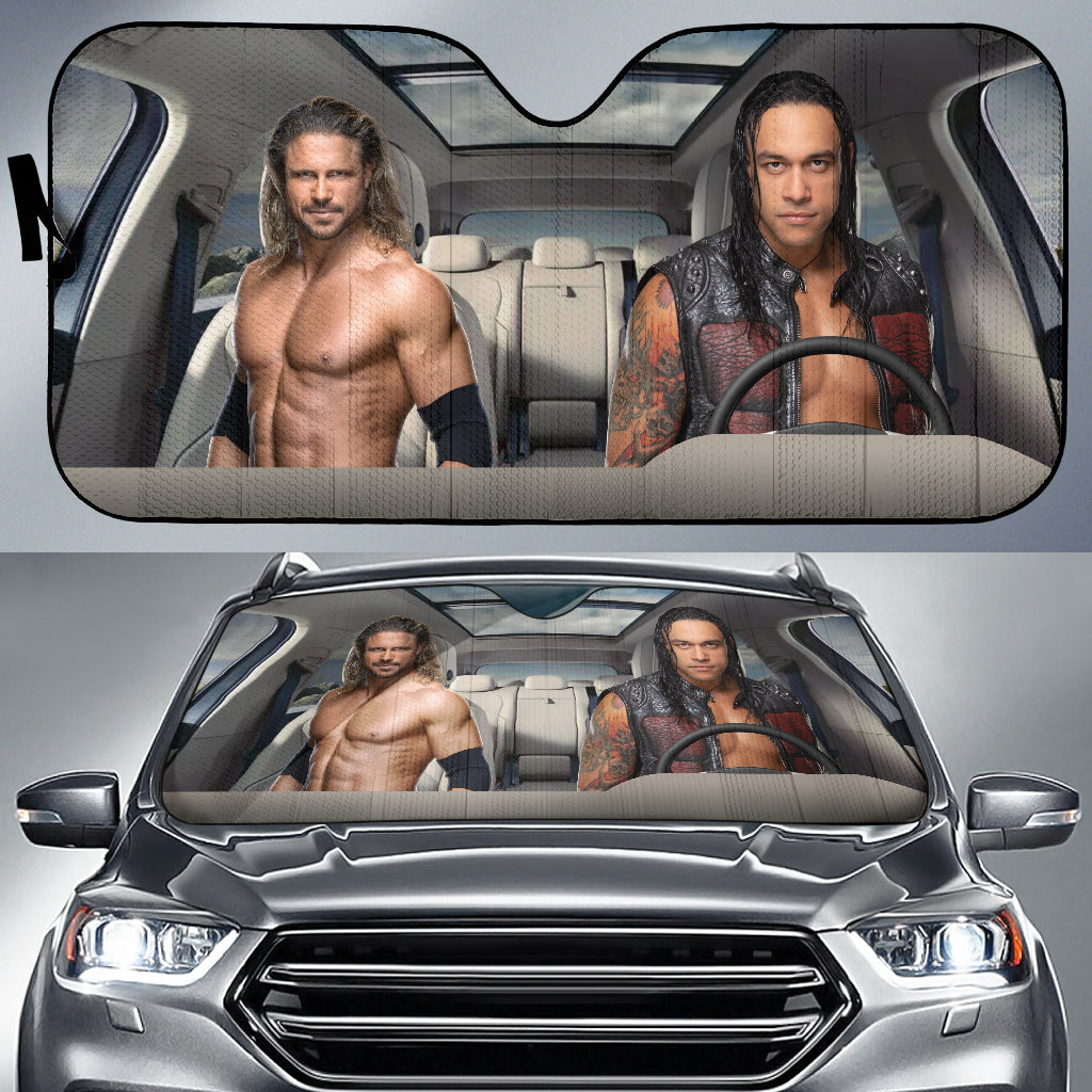 John Morrison Vs Damian Priest Wwe Driving Auto Sun Shade