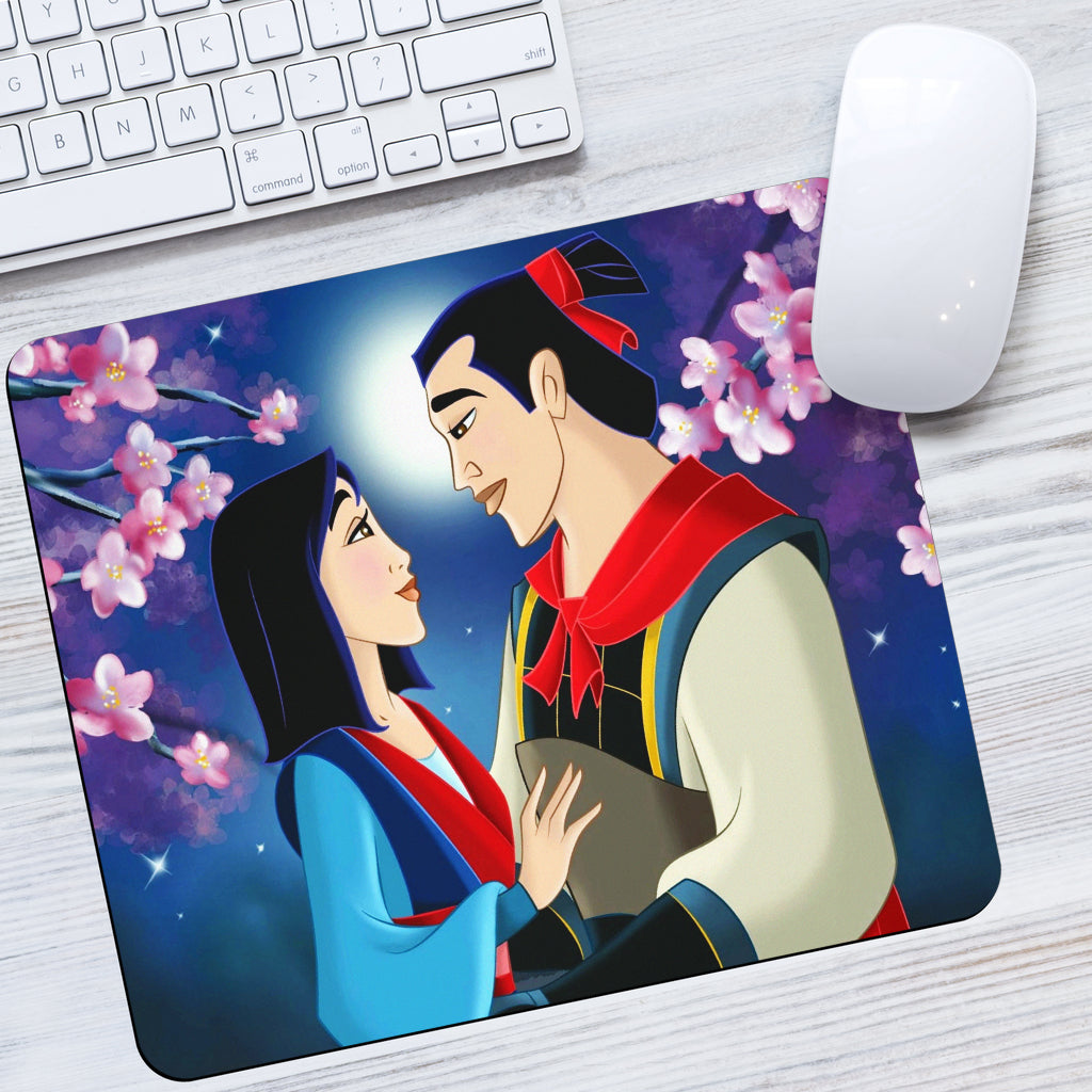 Mulan And Prince Mouse Pads Office Decor Office Gift 2022