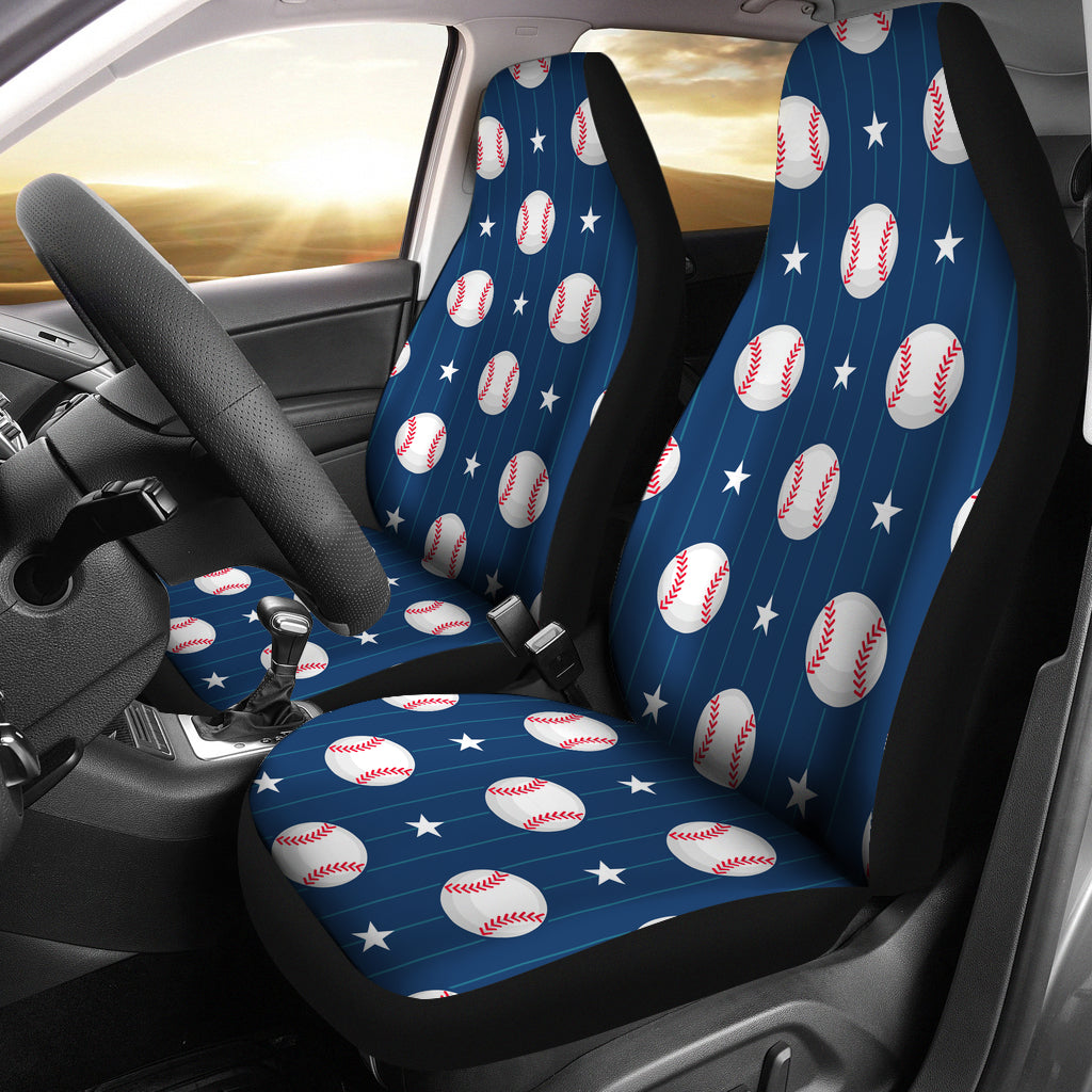 Baseball Sports Pattern Car Seat Covers