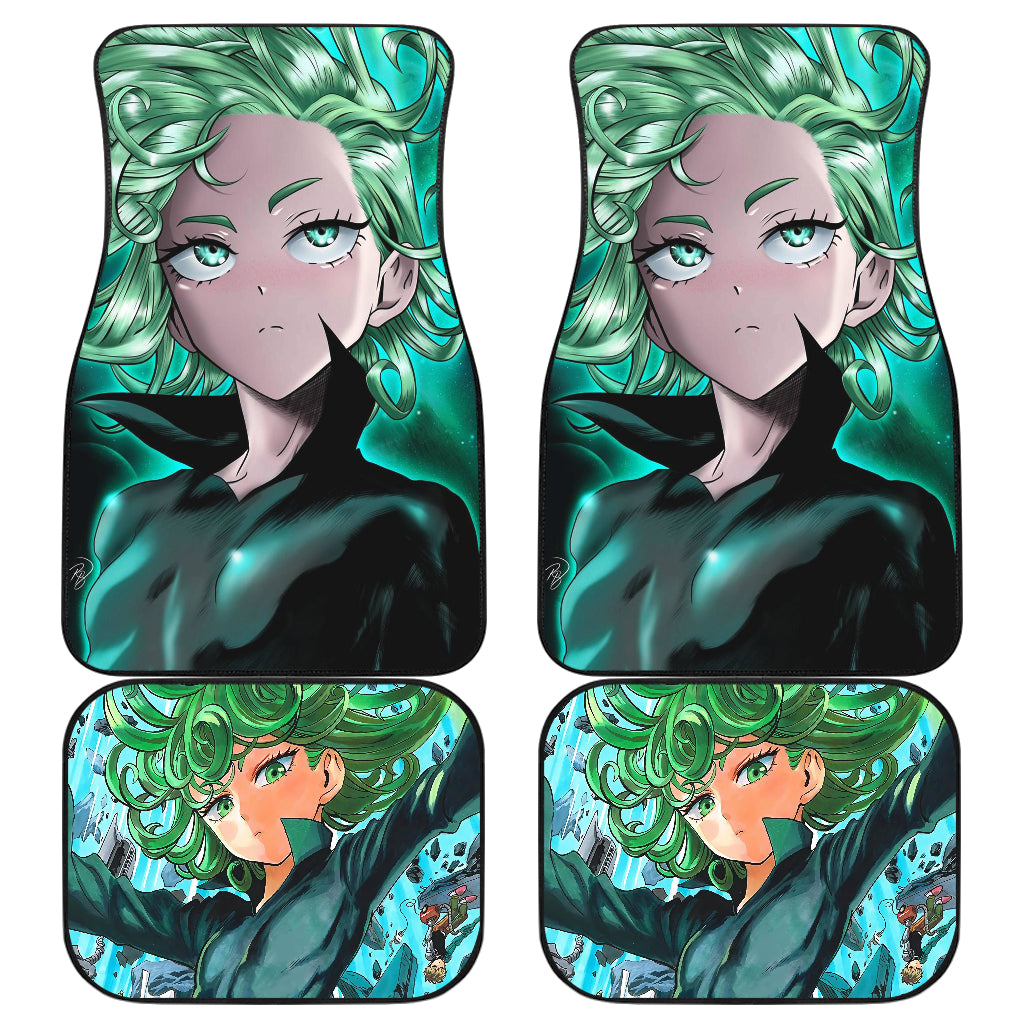 Tatsumaki Punch Man 2 Car Floor Mats Custom Car Accessories Car Decor 2022