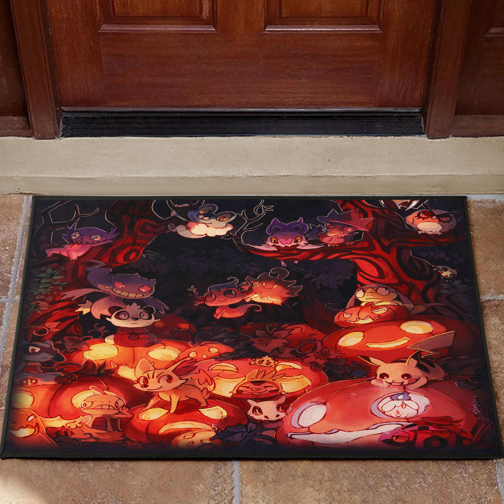 Pokemon Halloween Door Mats