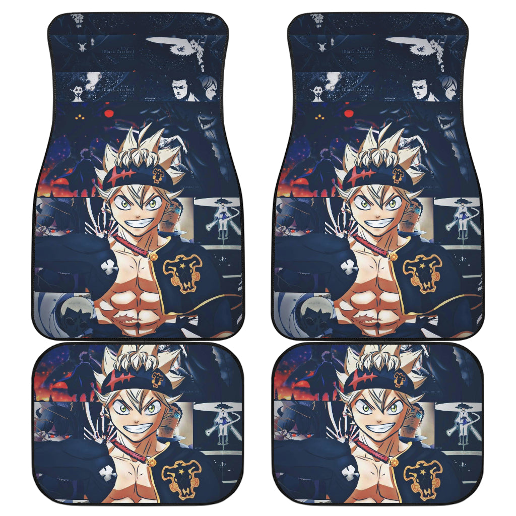 Asta Black Clover 4 Car Floor Mats Custom Car Accessories Car Decor 2022