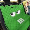 M&M Green Chocolate Car Dog Back Seat Cover
