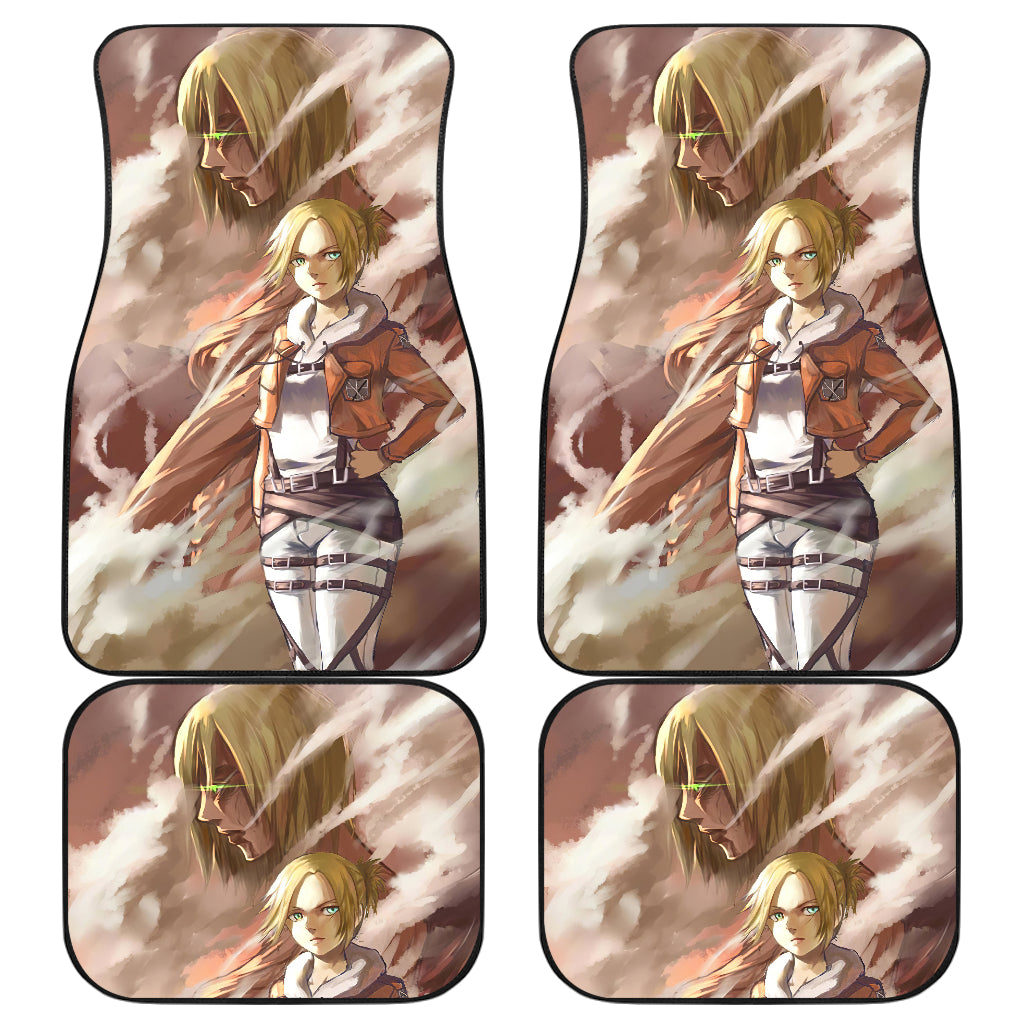 Armin Arlert Attack On Titan Anime Car Floor Mats Custom Car Accessories Car Decor 2022