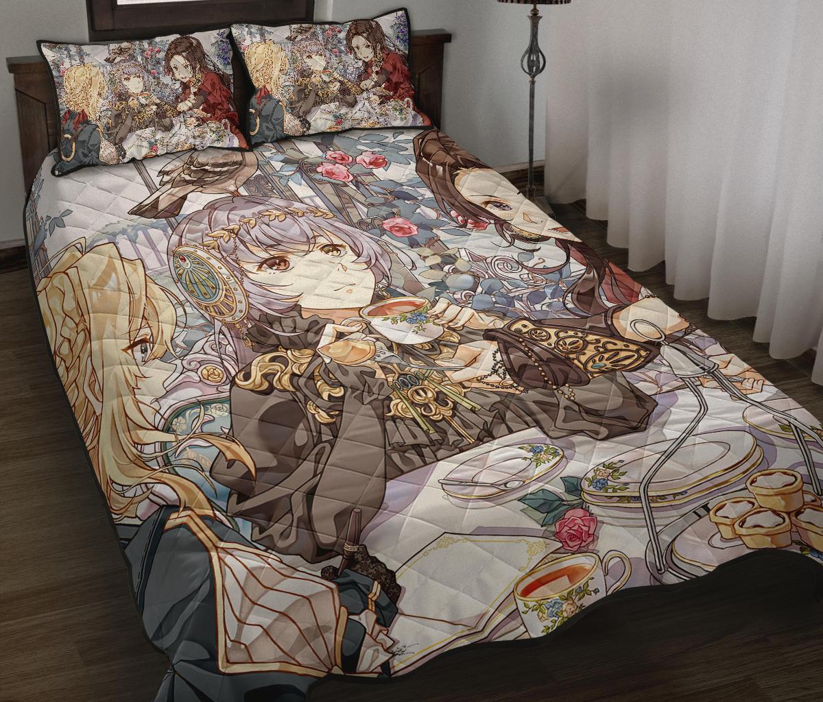 Violet Evergarden 2 Anime Quilt Bed Set Pillow Case Amazing Decor Gift Ideas