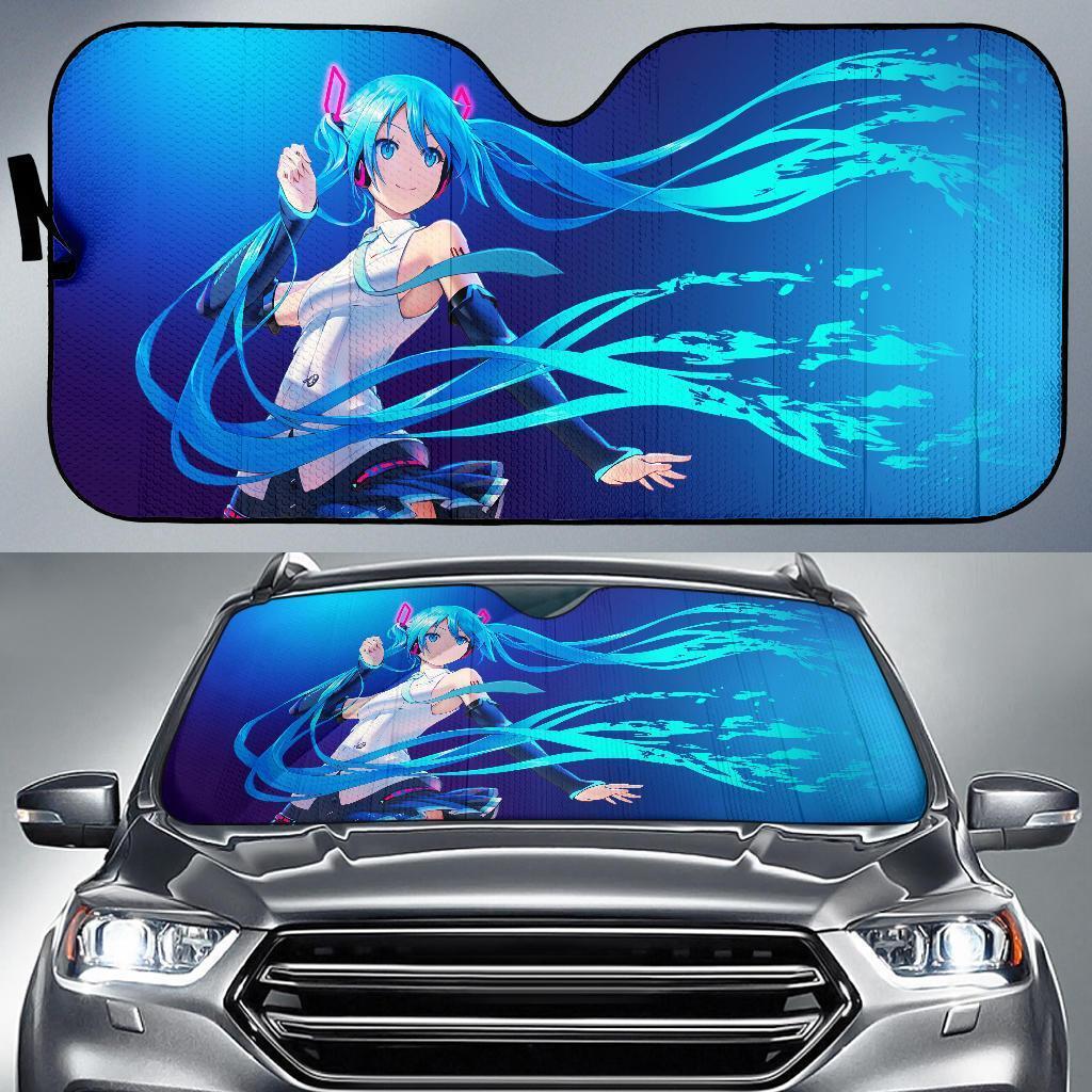 Anime Blue Auto Sun Shades Amazing Best Gift Ideas 2022