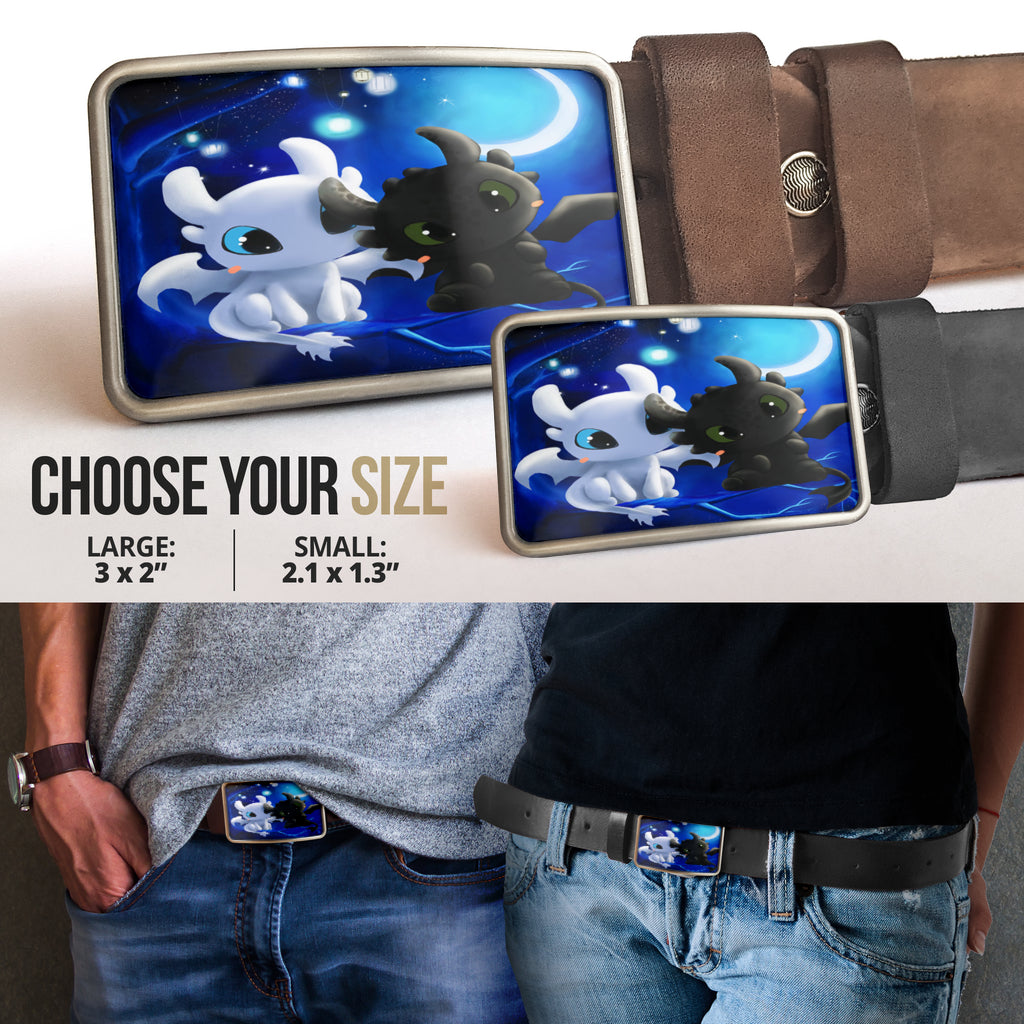 Toothless Light Fury Night Fury At Night Belt Buckle 2022