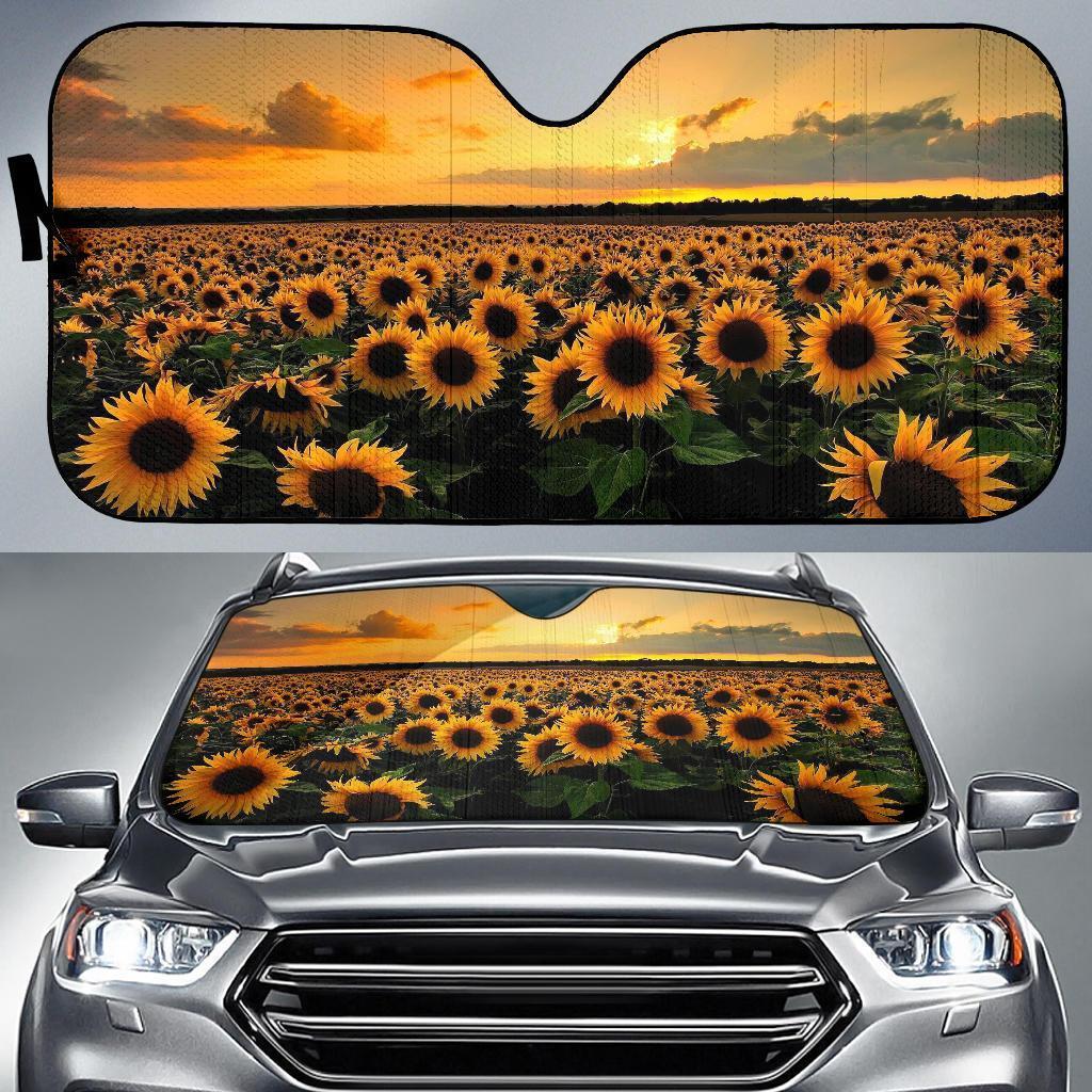 Sunflower Car Sun Shade Amazing Best Gift Ideas 2022