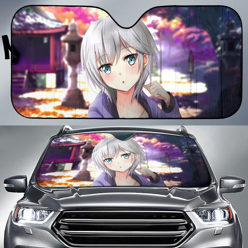Anime Girl Anastasia The Idolmaster Car Sun Shade Gift Ideas 2022