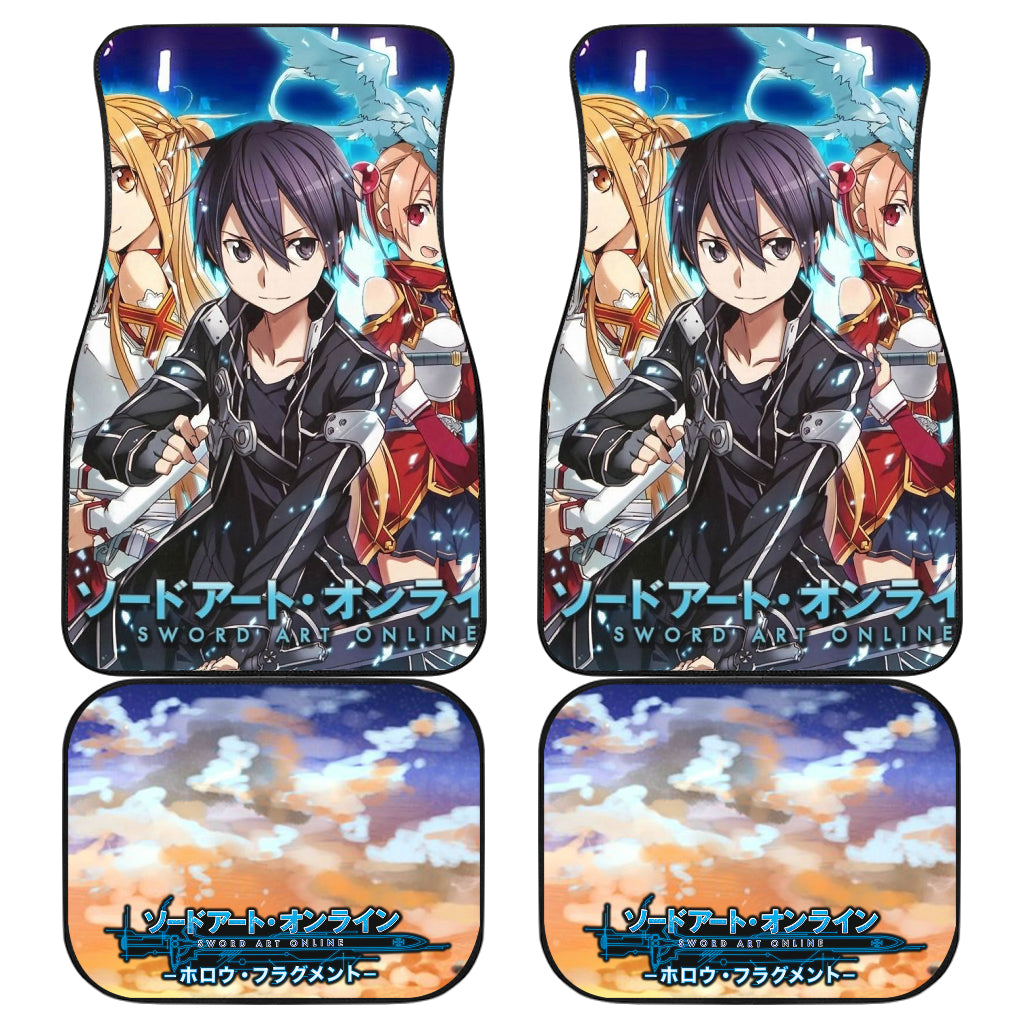 Sword Art Online Anime 10 Car Floor Mats Custom Car Accessories Car Decor 2022