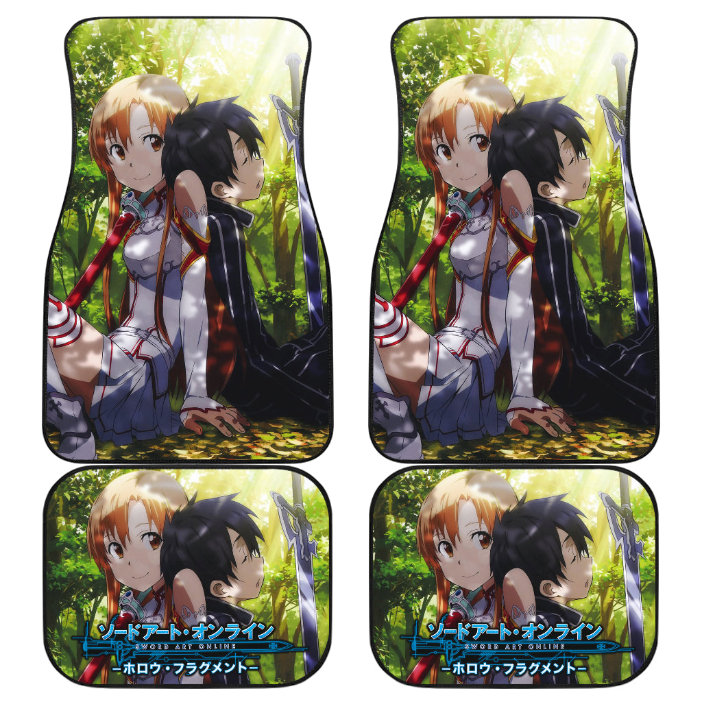 Sword Art Online Anime 5 Car Floor Mats Custom Car Accessories Car Decor 2022