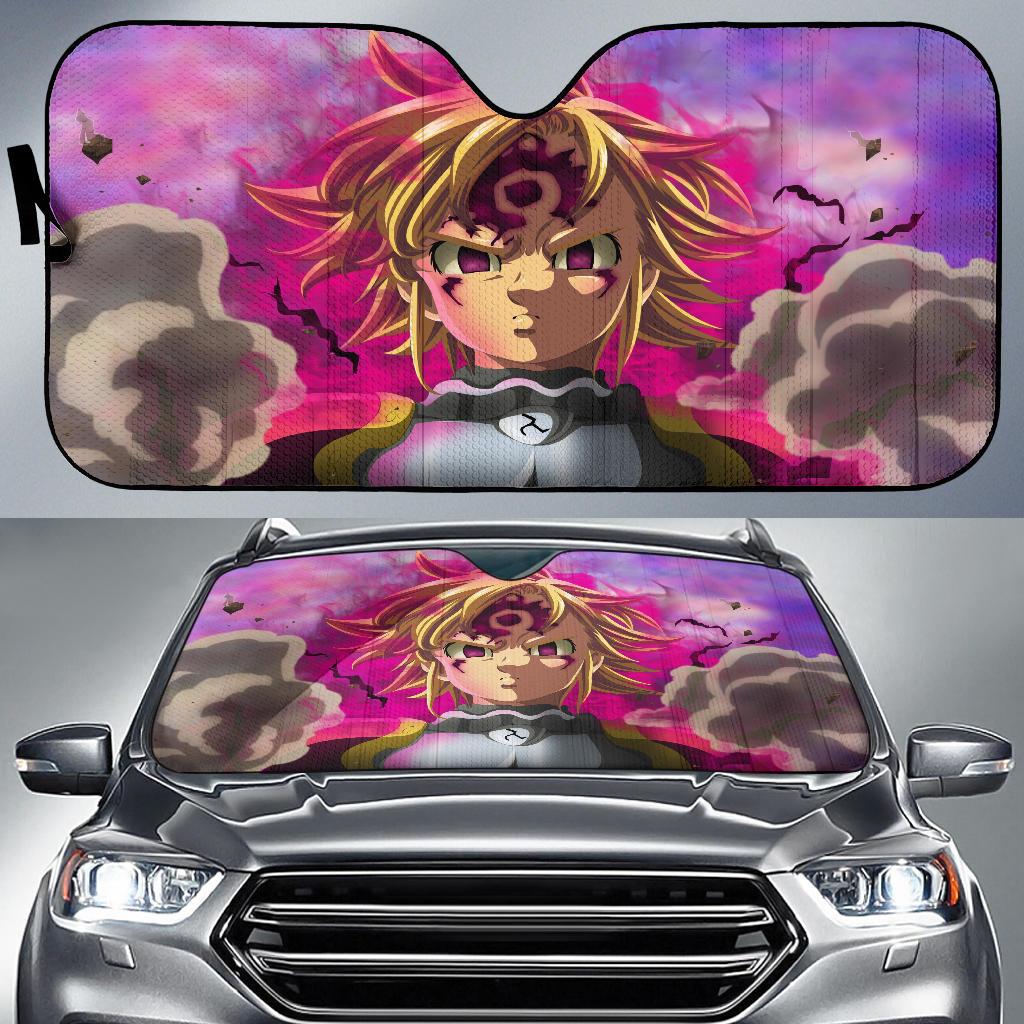 Meliodas Seven Deadly Sins Car Sun Shade Gift Ideas 2021